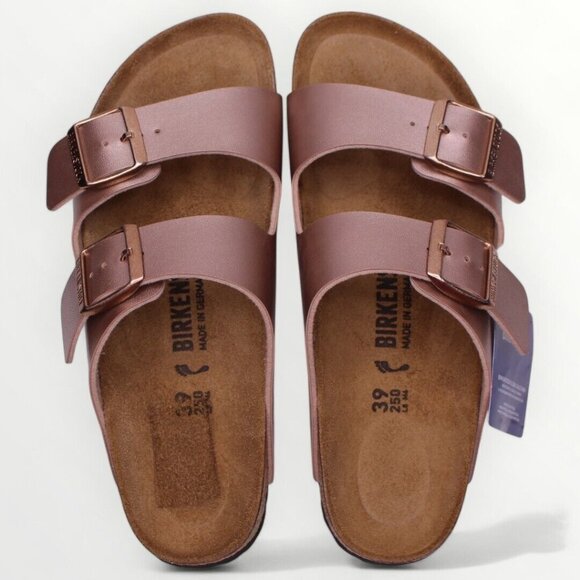 Birkenstock Arizona Birko-Flor (Copper) Women's Sandals 1023942 Size 39/US 8.0 - Picture 5 of 13